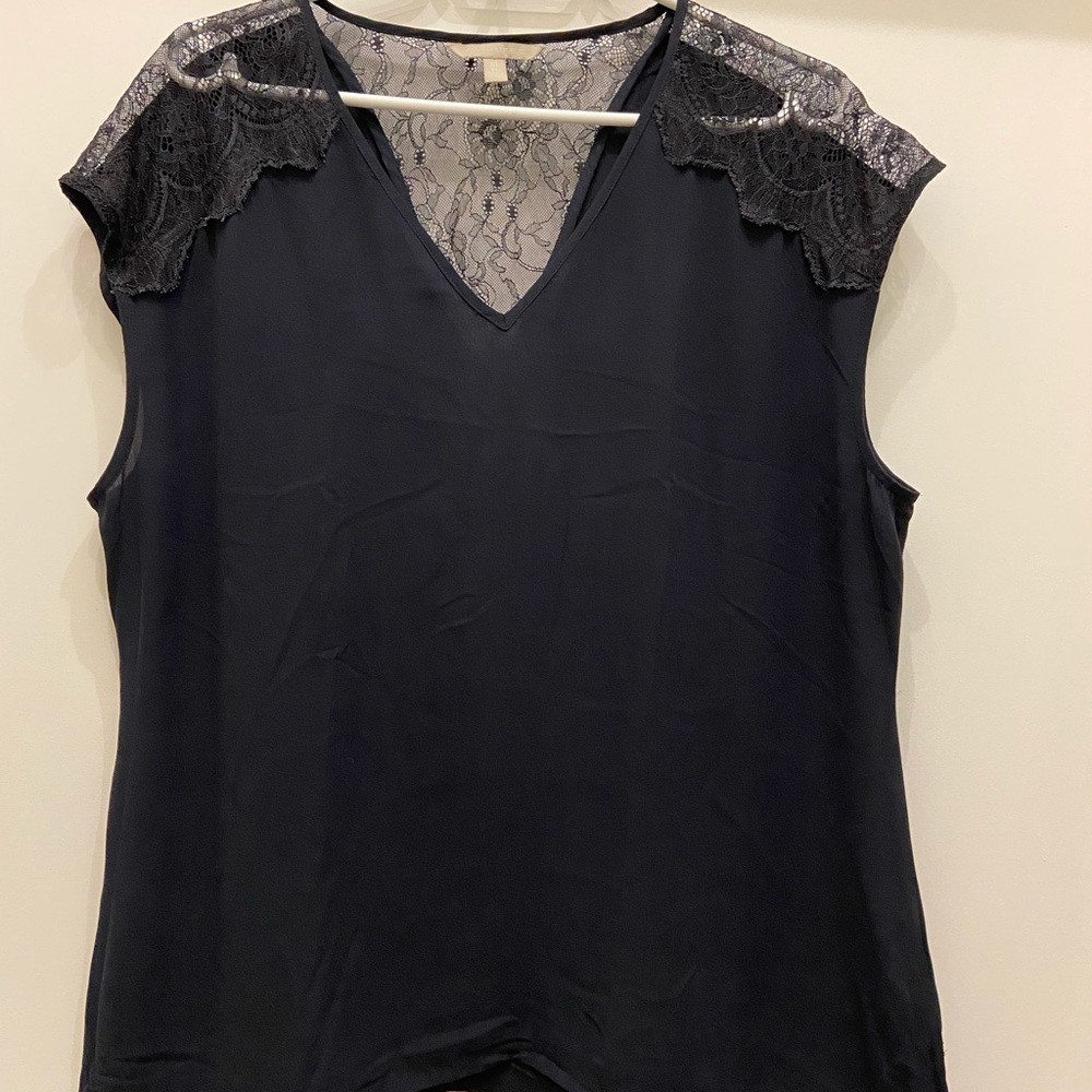 Banana Republic Shell with Lace